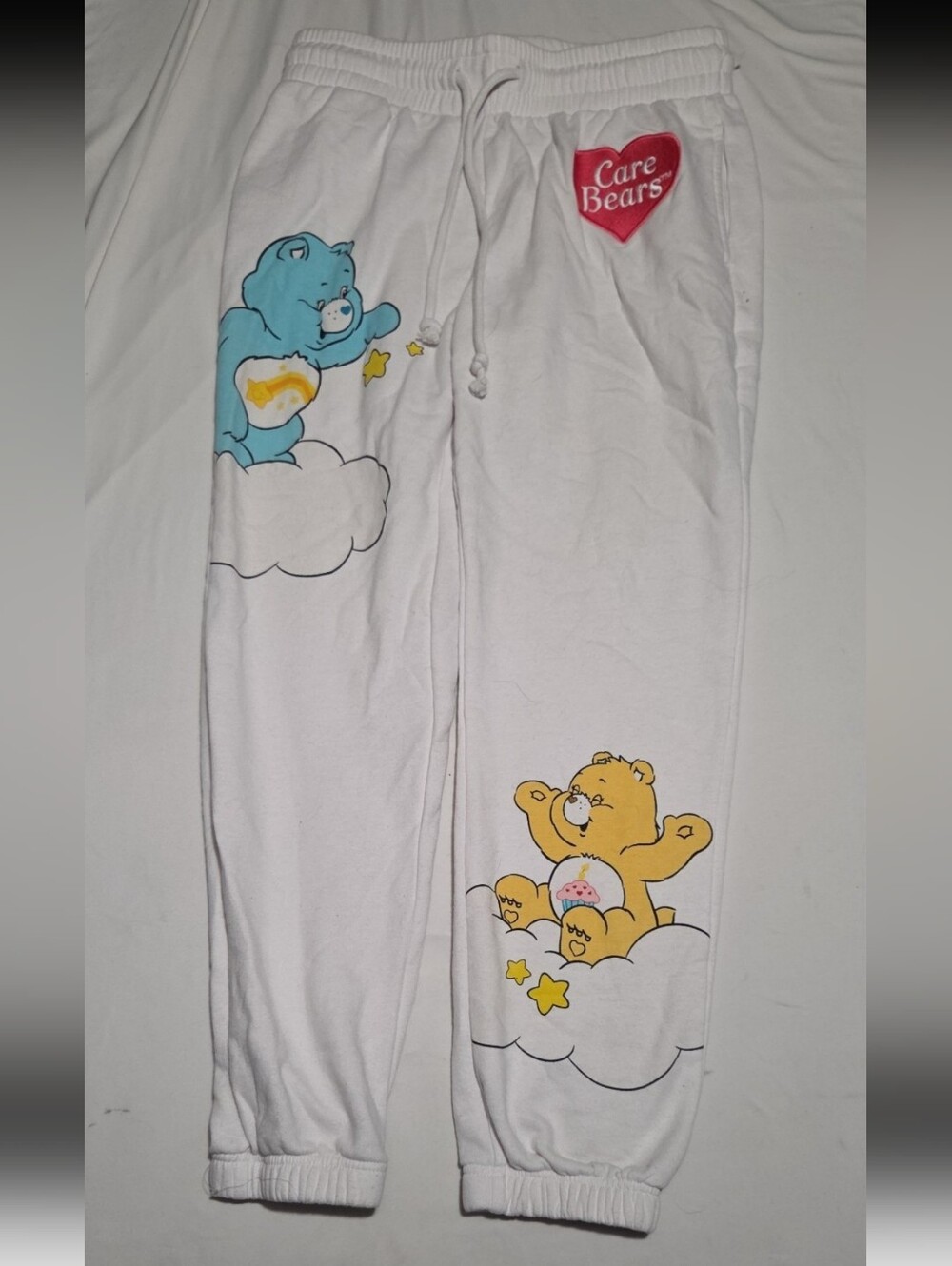 Care bears women's small white sweatpants #18